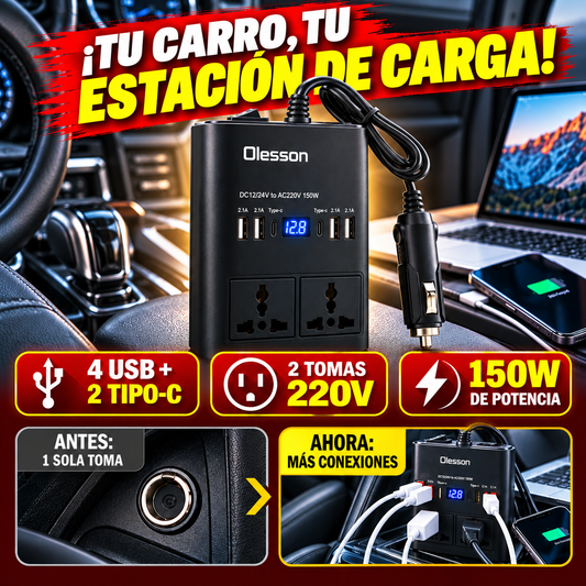 ¡CONVIERTE TU CARRO EN UN PUNTO DE CARGA! ⚡🚗