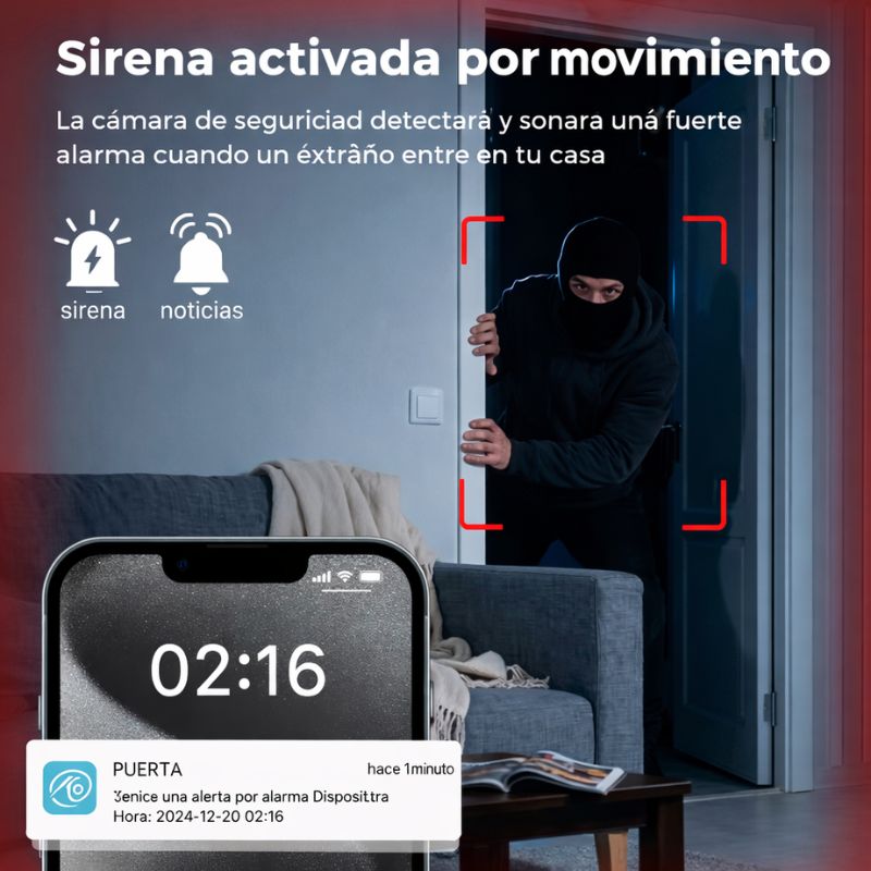 CAMARA DE SEGURIDAD INTELIGENTE IPEAR - SD-K1