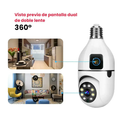 CAMARA BOMBILLA DOBLE IPEAR SD-E27-2B