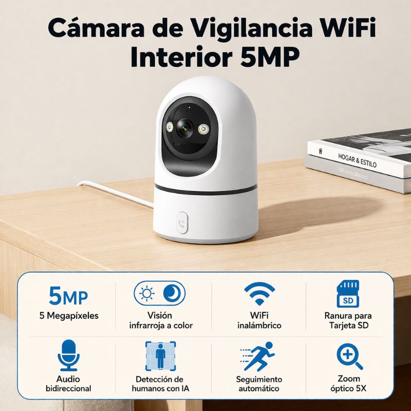 CAMARA DE SEGURIDAD INTELIGENTE IPEAR - SD-K1