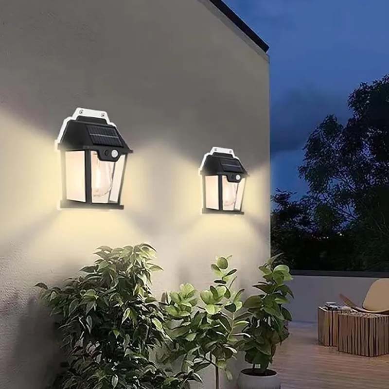 LAMPARA EXTERIOR SOLAR CON PANEL LED - DASE -0374 X60