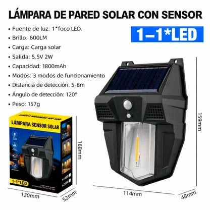 LAMPARA EXTERIOR SOLAR - DASE-0380 x 100