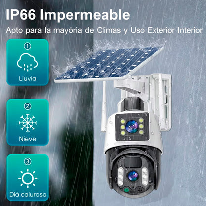 CAMARA DE SEGURIDAD CON PANEL SOLAR | SD-T22