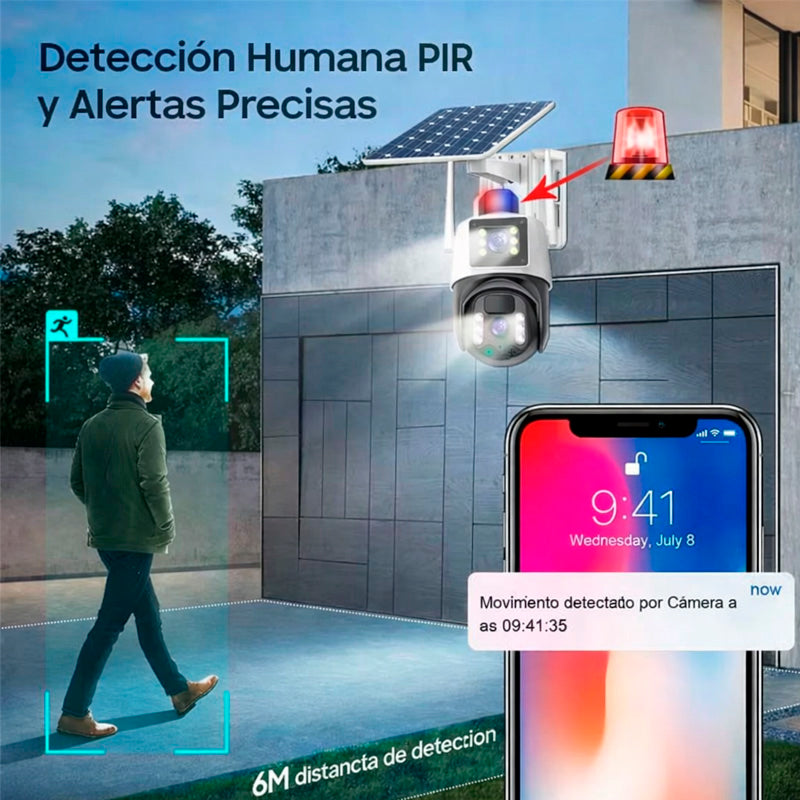 CAMARA DE SEGURIDAD CON PANEL SOLAR | SD-T22