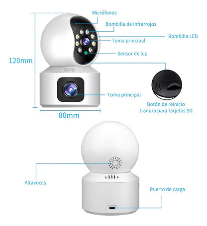 CAMARA DE SEGURIDAD INTERIOR DOBLE - SD-V9L