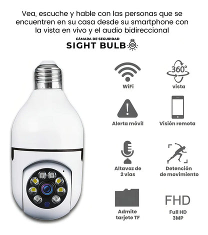 CAMARA BOMBILLA SD-E27-2A