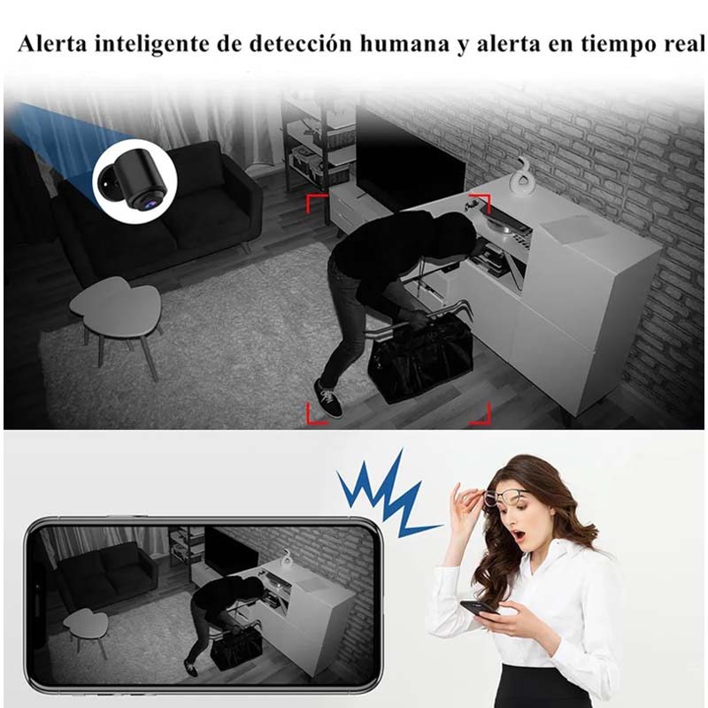 MINI CAMARA DE SEGURIDAD INALAMBRICA | SD-MA5-C