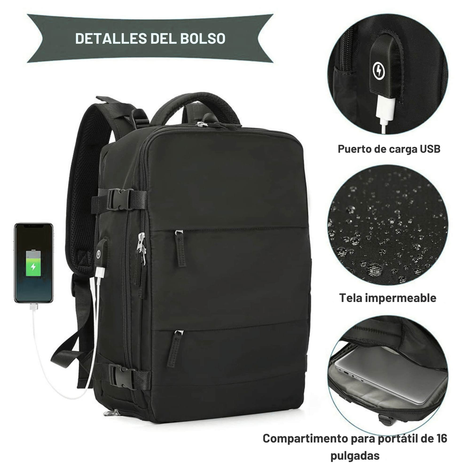 Bolso Viral Viajero - Ahorra en tu boleto aéreo y viaja mas ligero